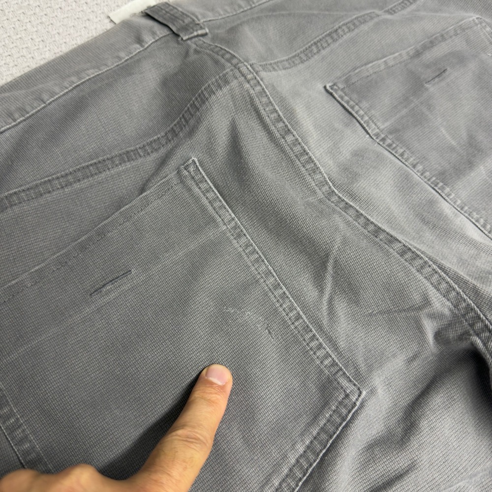 Mountain Hardwear Pants Mens 34x30 Gray Cotton Blend Canvas Workwear Hiking - Picture 4 of 11